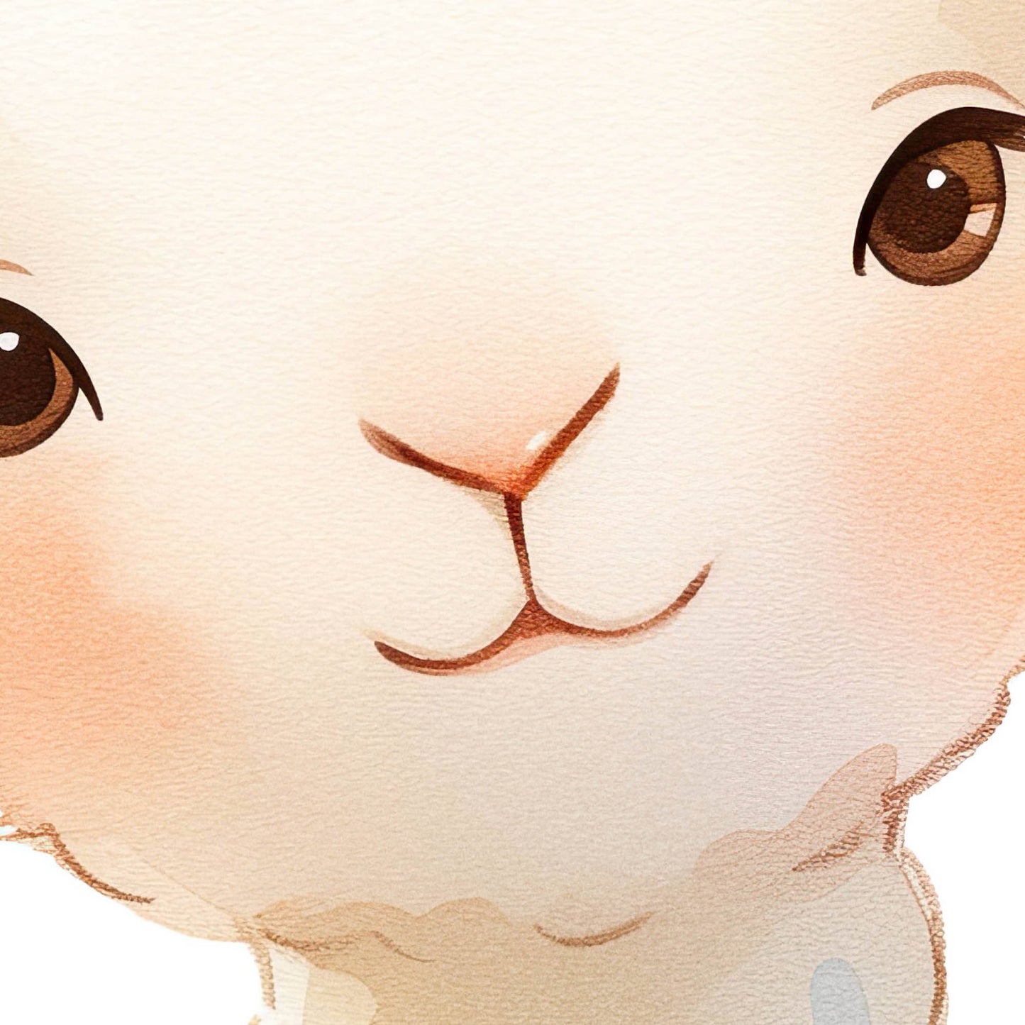 »Adorable Lamb« barnposter