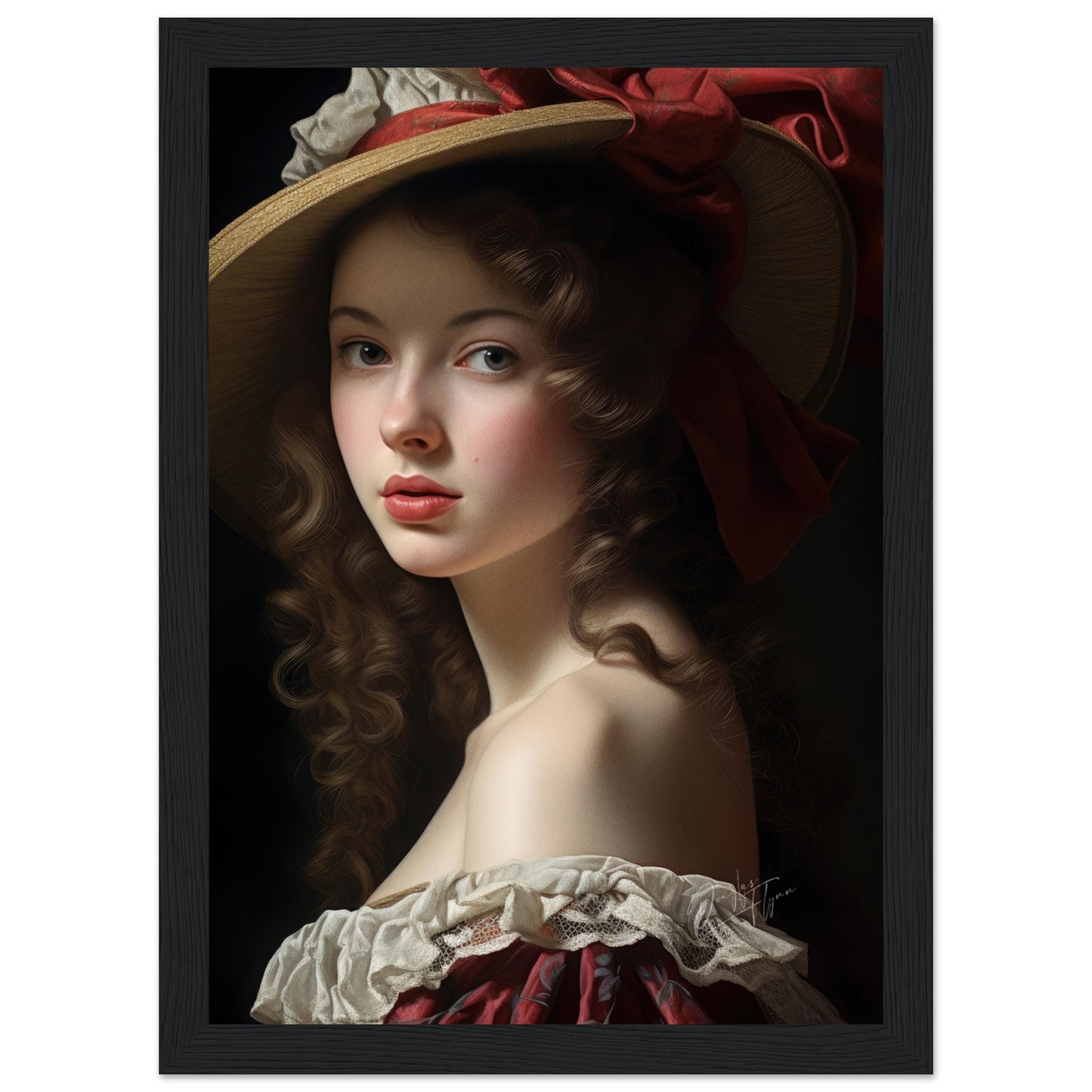 »Jeanette Rococo Girl Portrait 2«