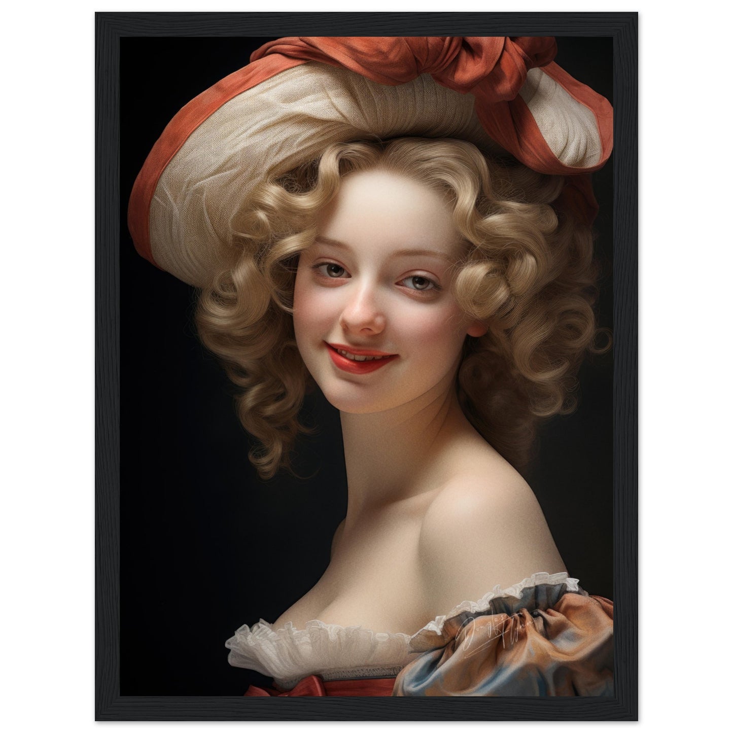»Anne Rococo Girl Portrait 1«