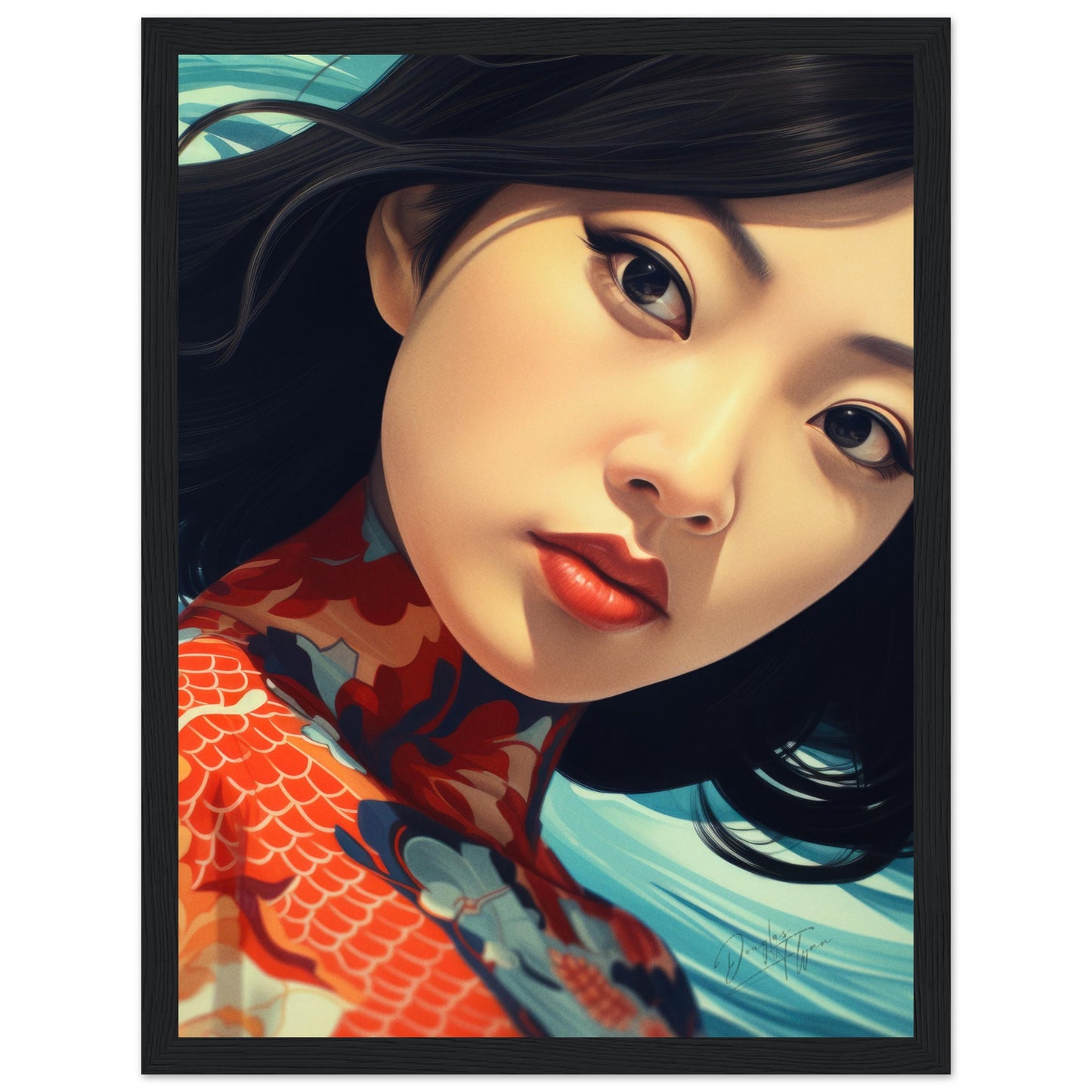 »Oriental Vintage Girl 6«