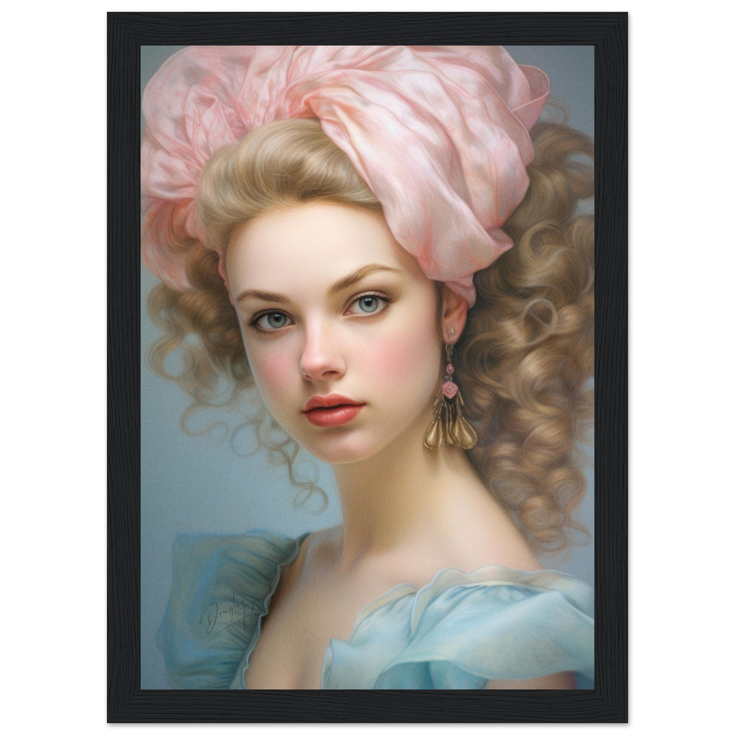»Mary Rococo Girl Portrait 3«