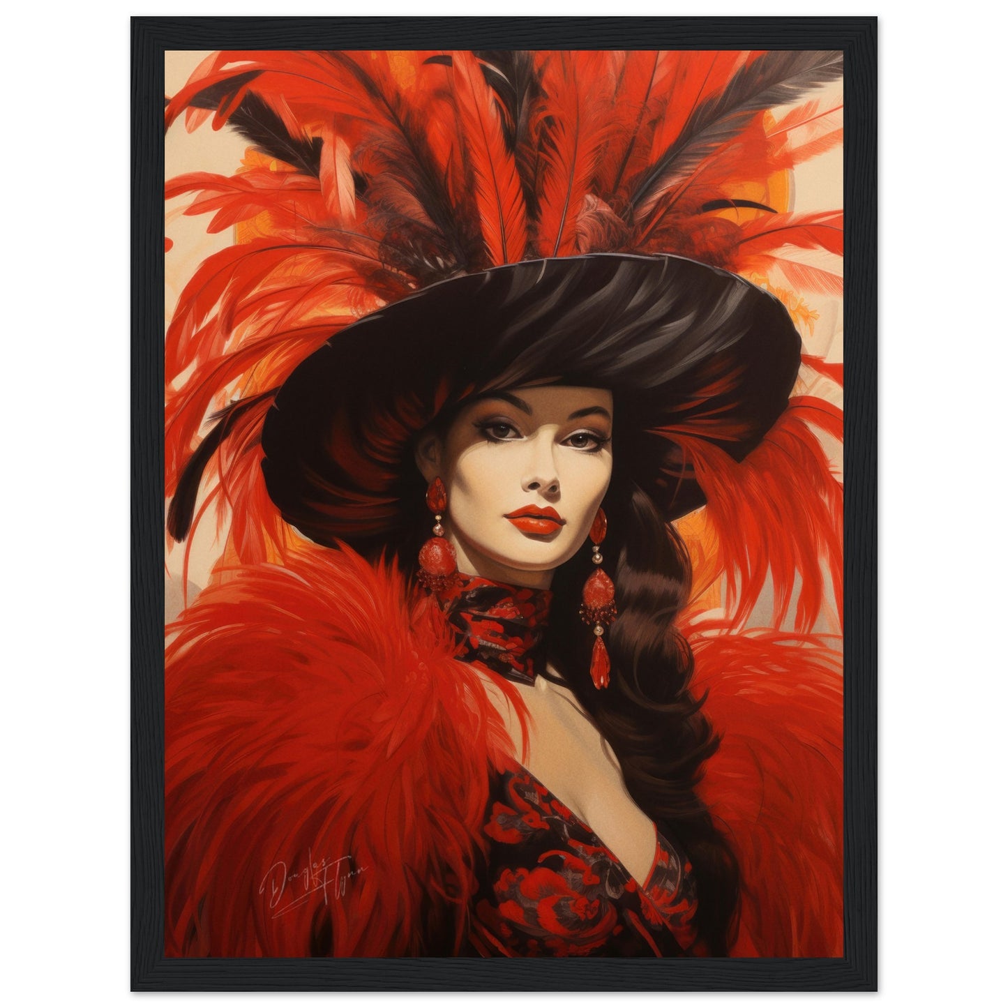 »Hollywood Red Carneval Girl 2«