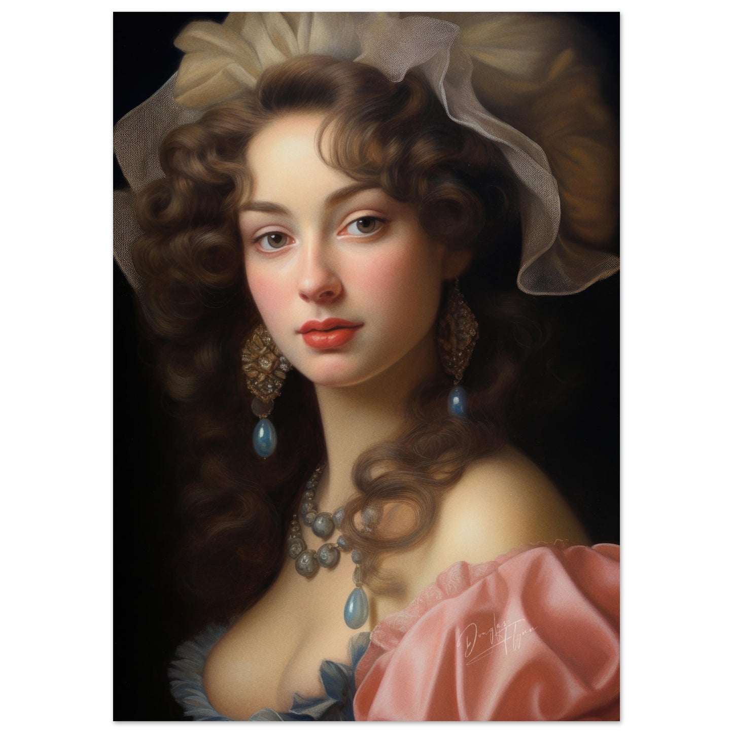 »Nina Rococo Girl Portrait 1«