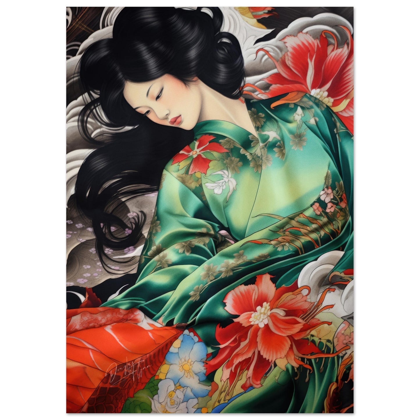 »Oriental Vintage Girl 3«