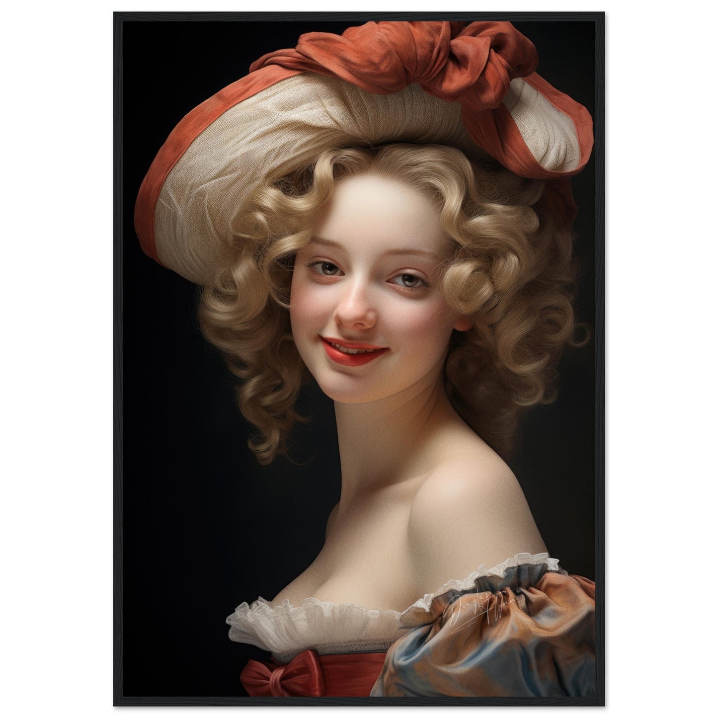 »Anne Rococo Girl Portrait 1«