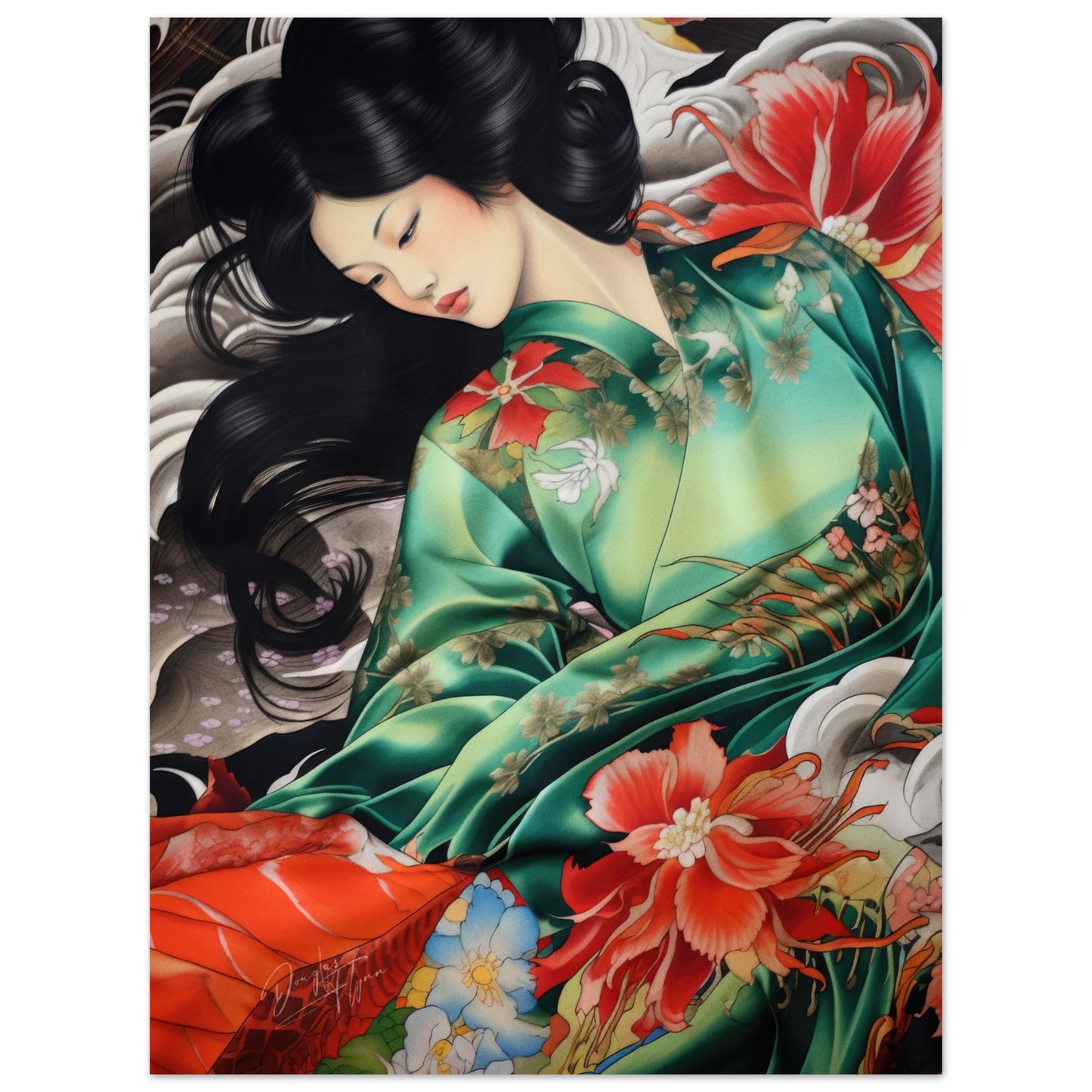 »Oriental Vintage Girl 3«