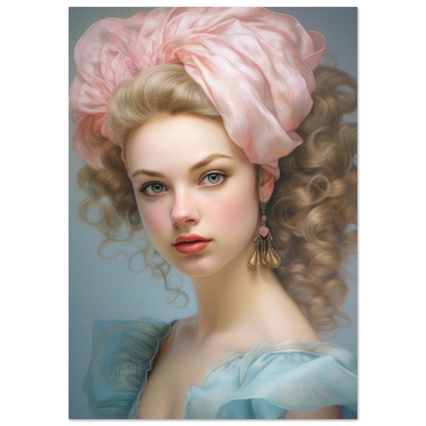 »Mary Rococo Girl Portrait 3«