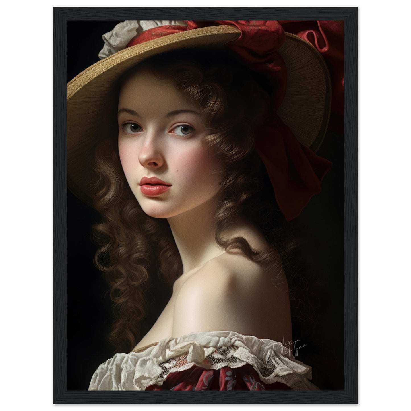 »Jeanette Rococo Girl Portrait 2«