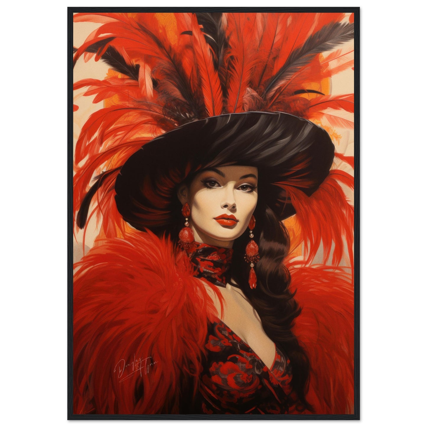 »Hollywood Red Carneval Girl 2«