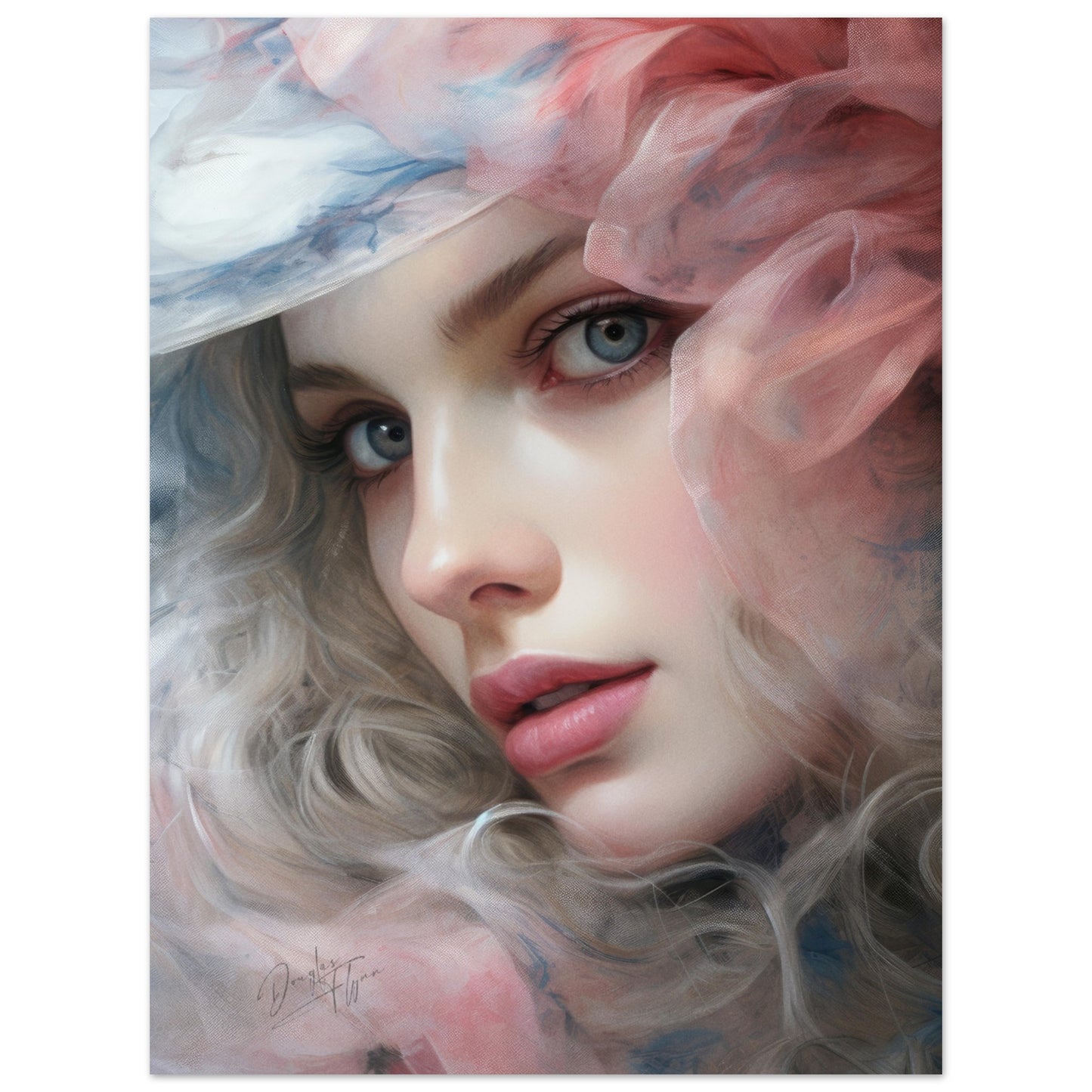 »Mary Rococo Girl Portrait 2«
