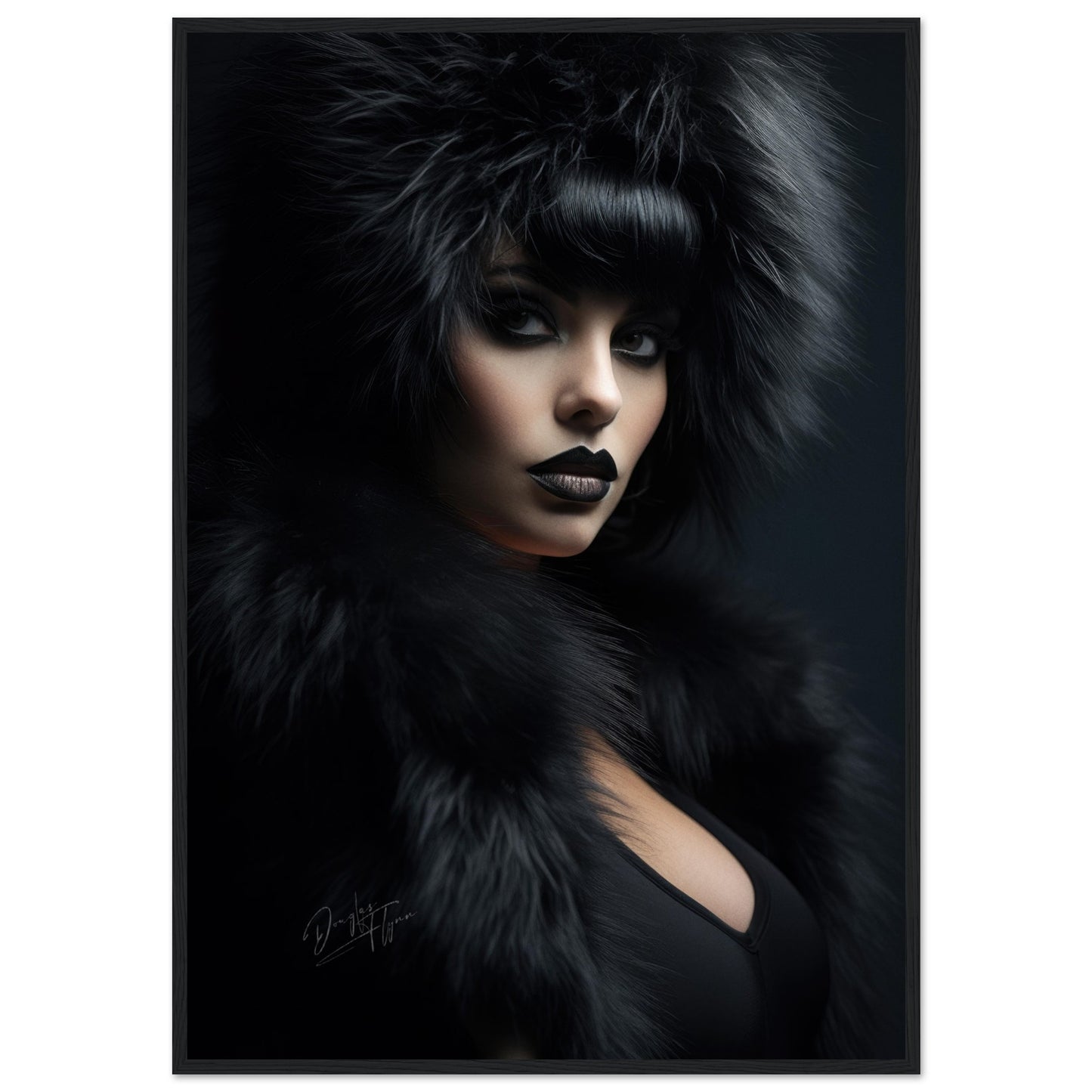 »Girl With Black Fur 3«