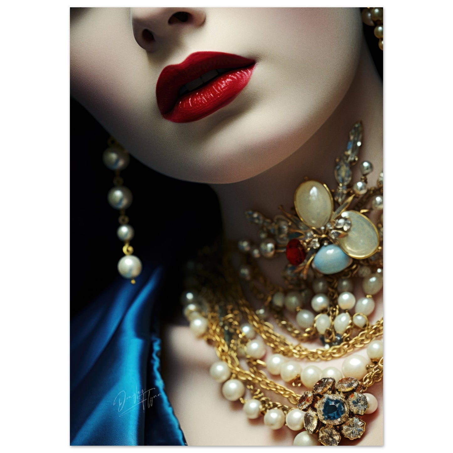 »Jeanette Rococo Girl Close Portrait 3«