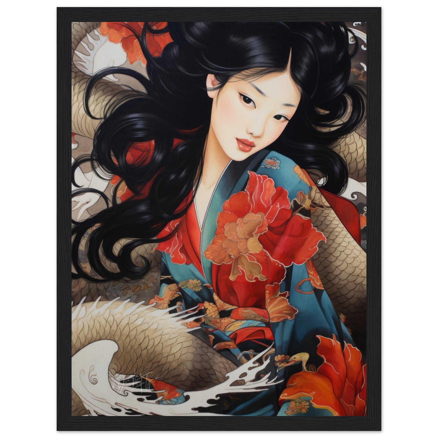 »Oriental Vintage Girl 2«