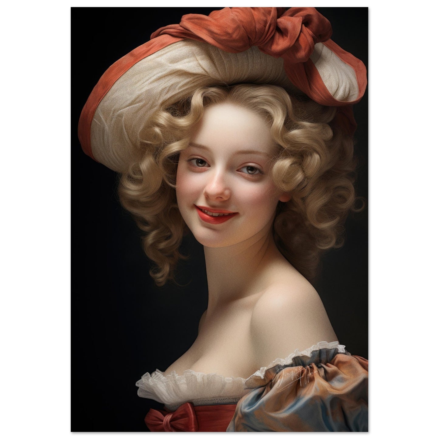 »Anne Rococo Girl Portrait 1«