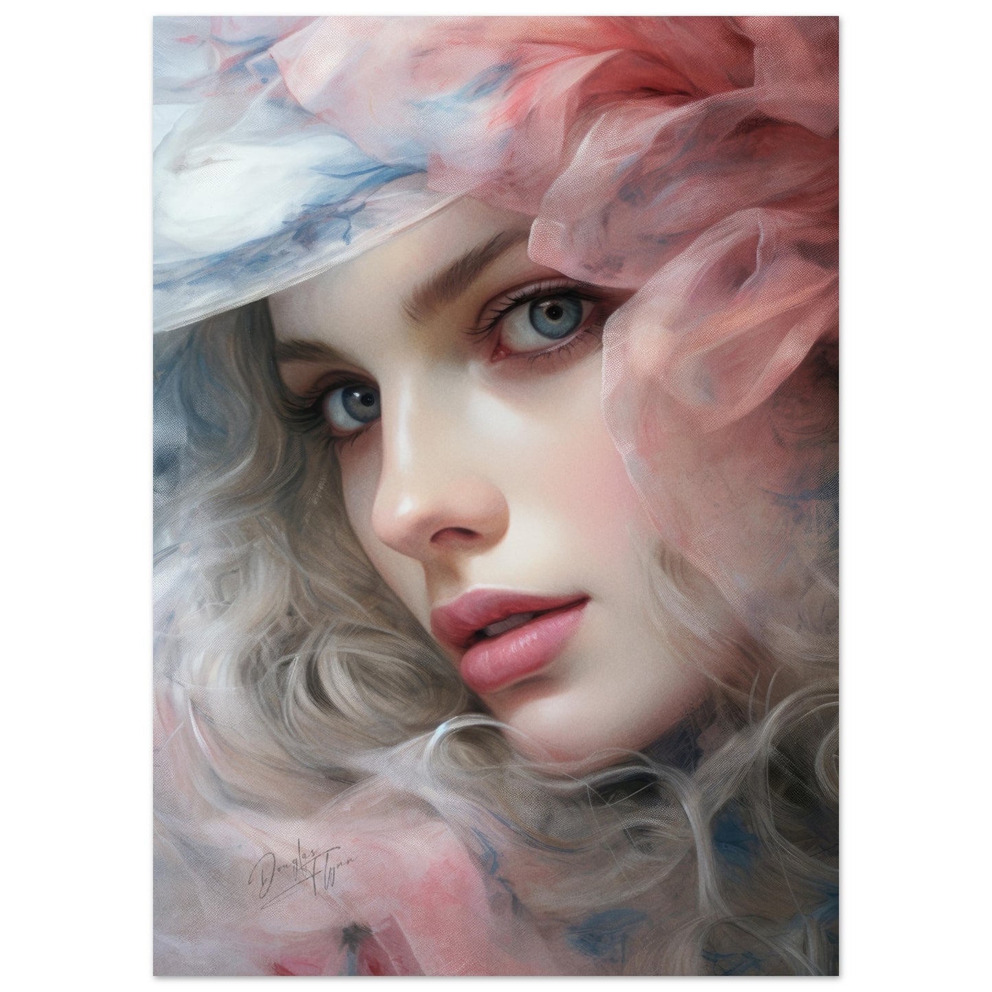 »Mary Rococo Girl Portrait 2«