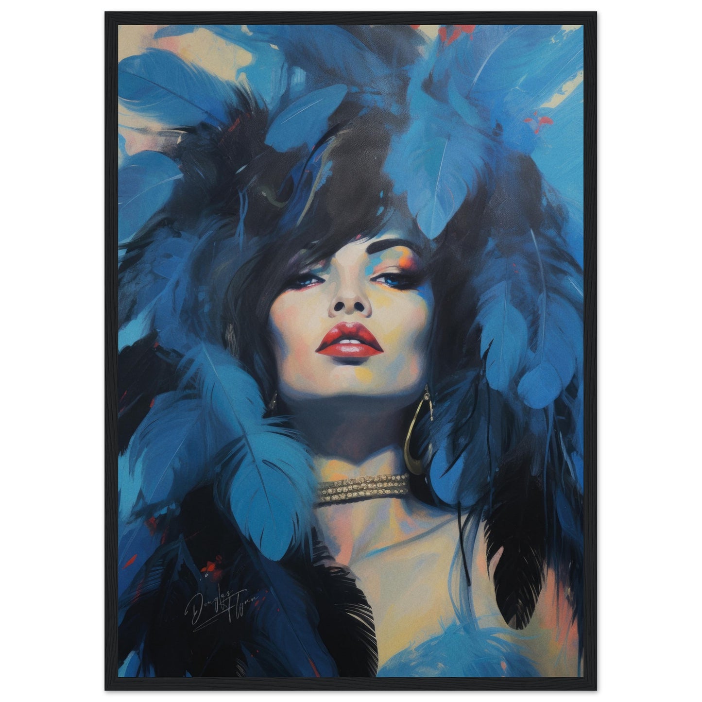 »Hollywood Blue Carneval Girl 1«
