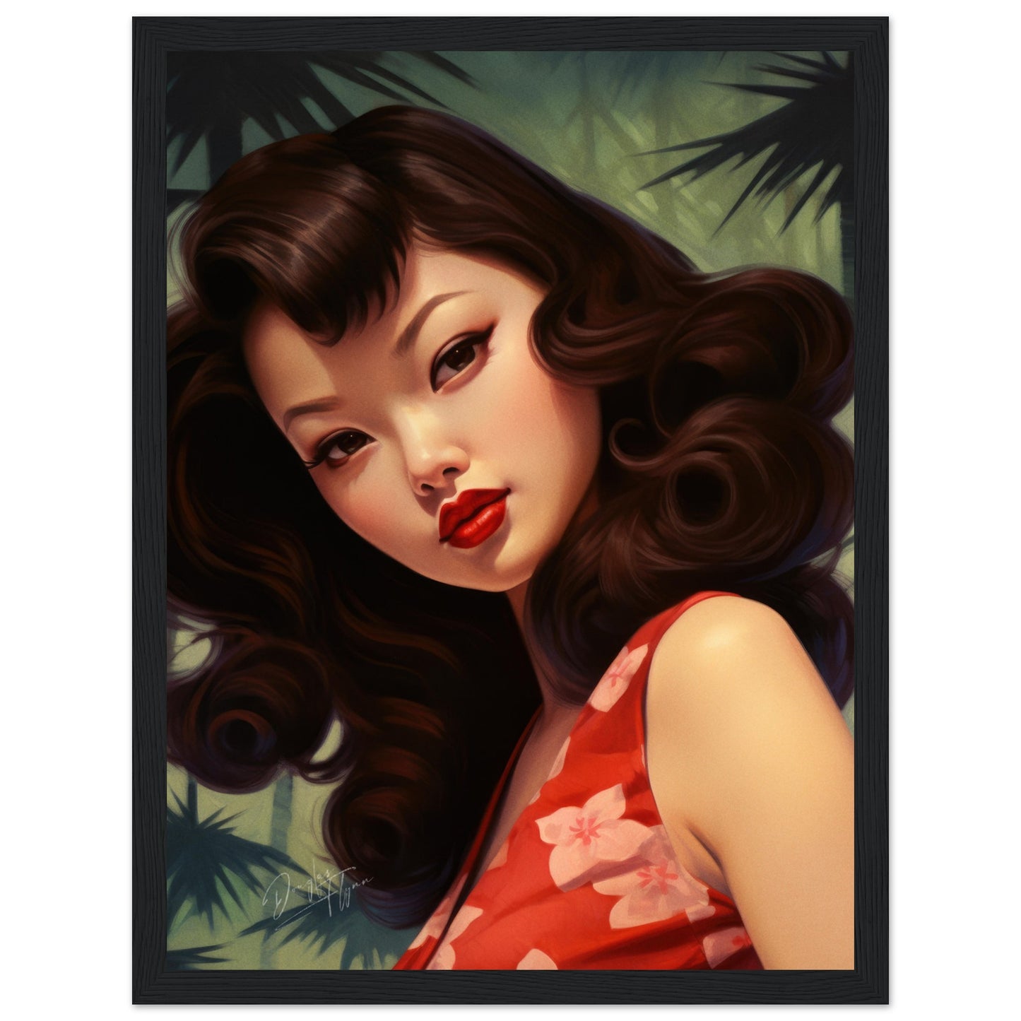 »Oriental Vintage Girl 5«