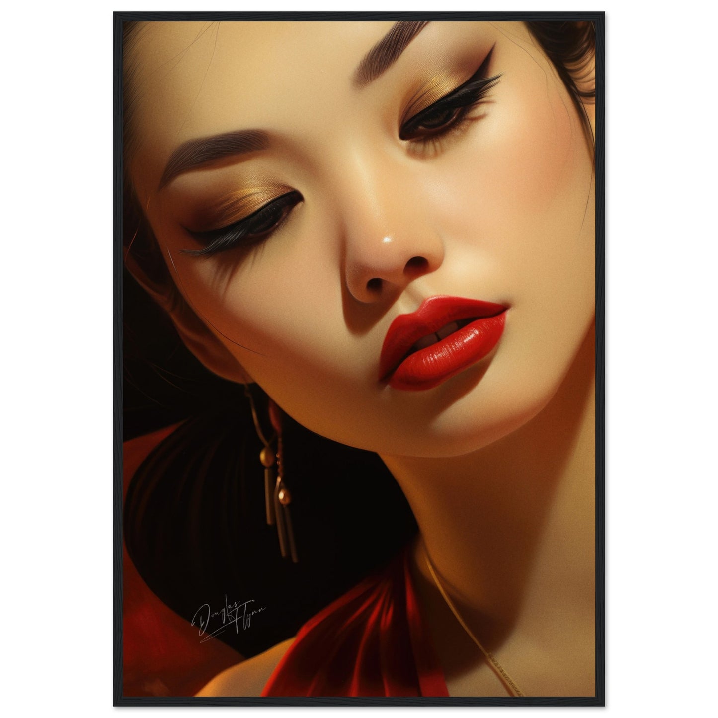 »Oriental Vintage Girl 8«