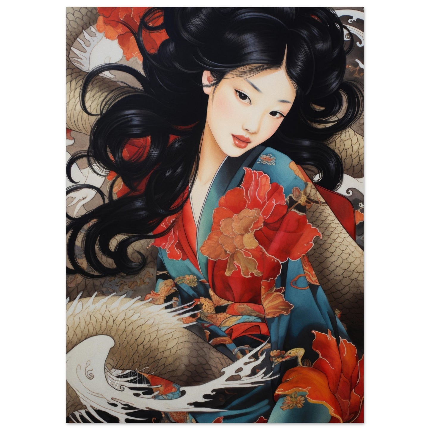 »Oriental Vintage Girl 2«