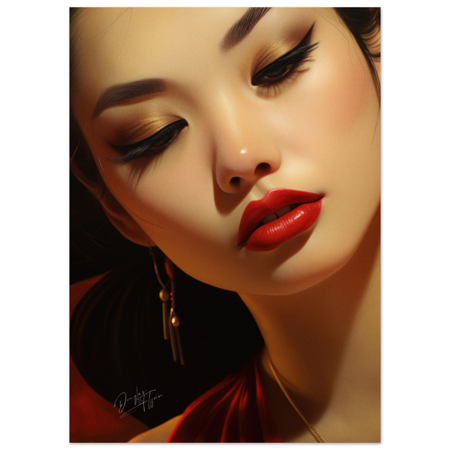 »Oriental Vintage Girl 8«