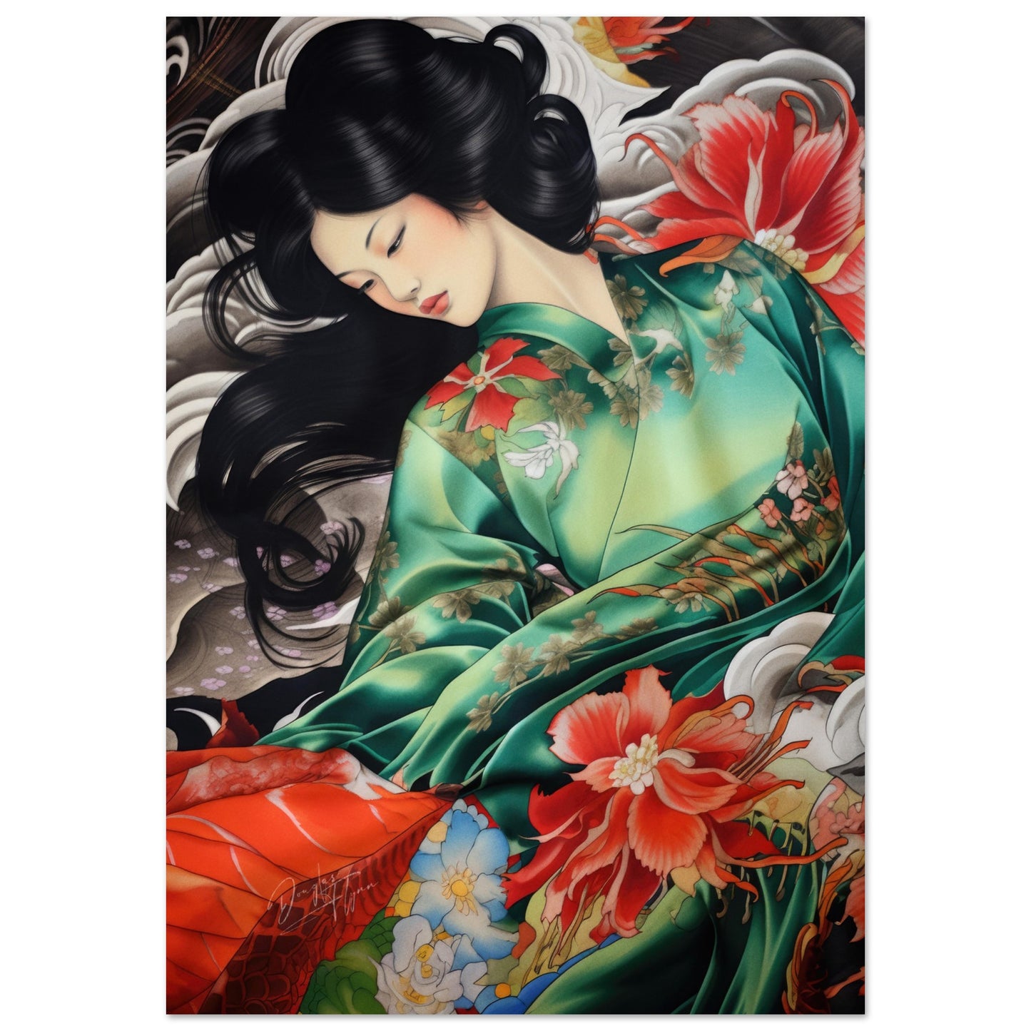 »Oriental Vintage Girl 3«