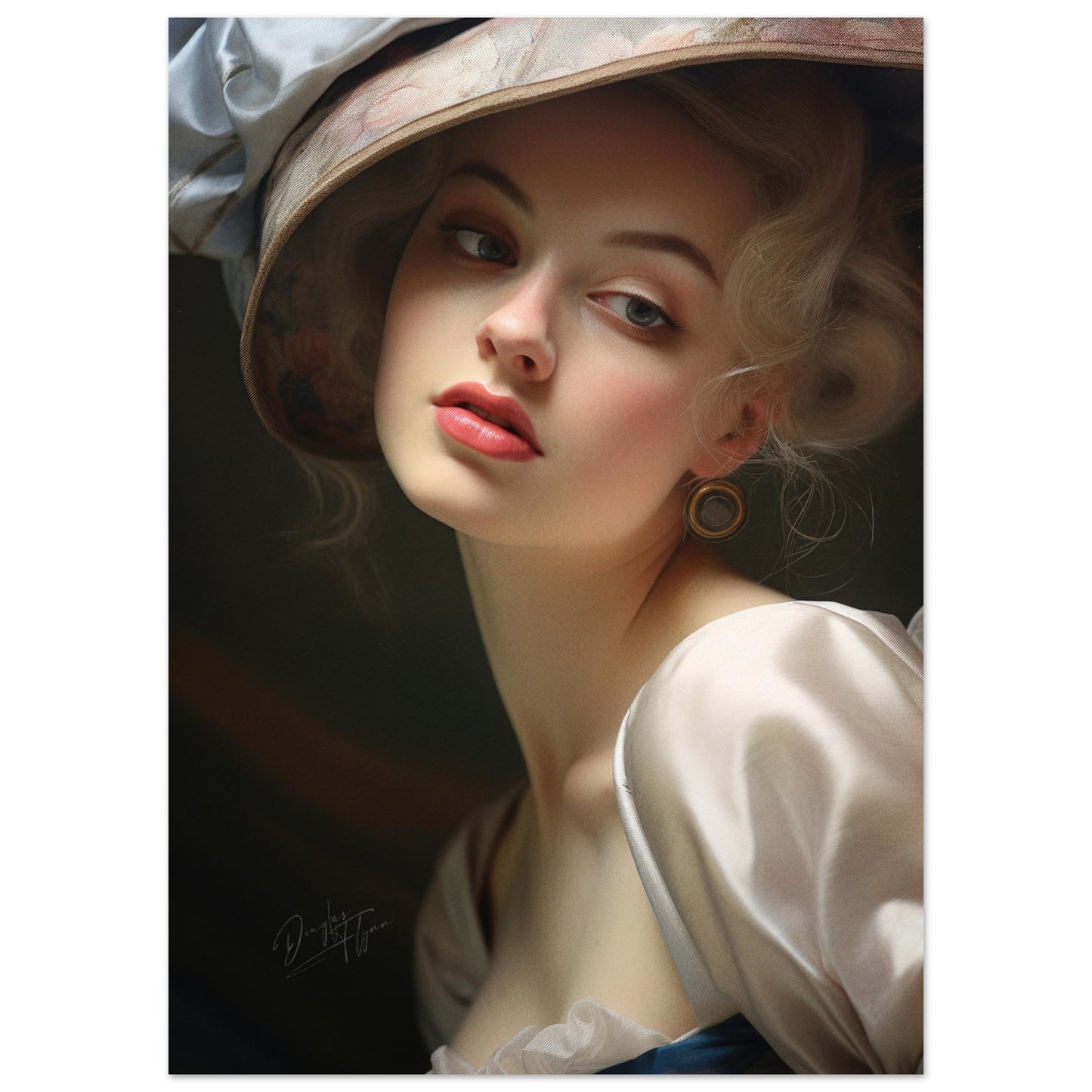 »Jeanette Rococo Girl Portrait 4«