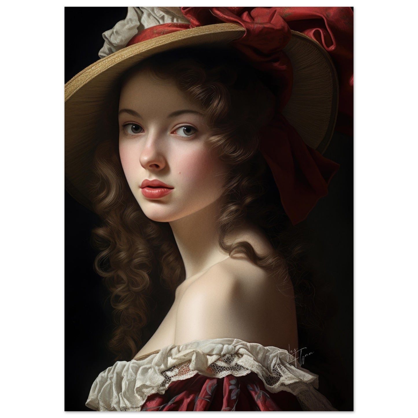 »Jeanette Rococo Girl Portrait 2«
