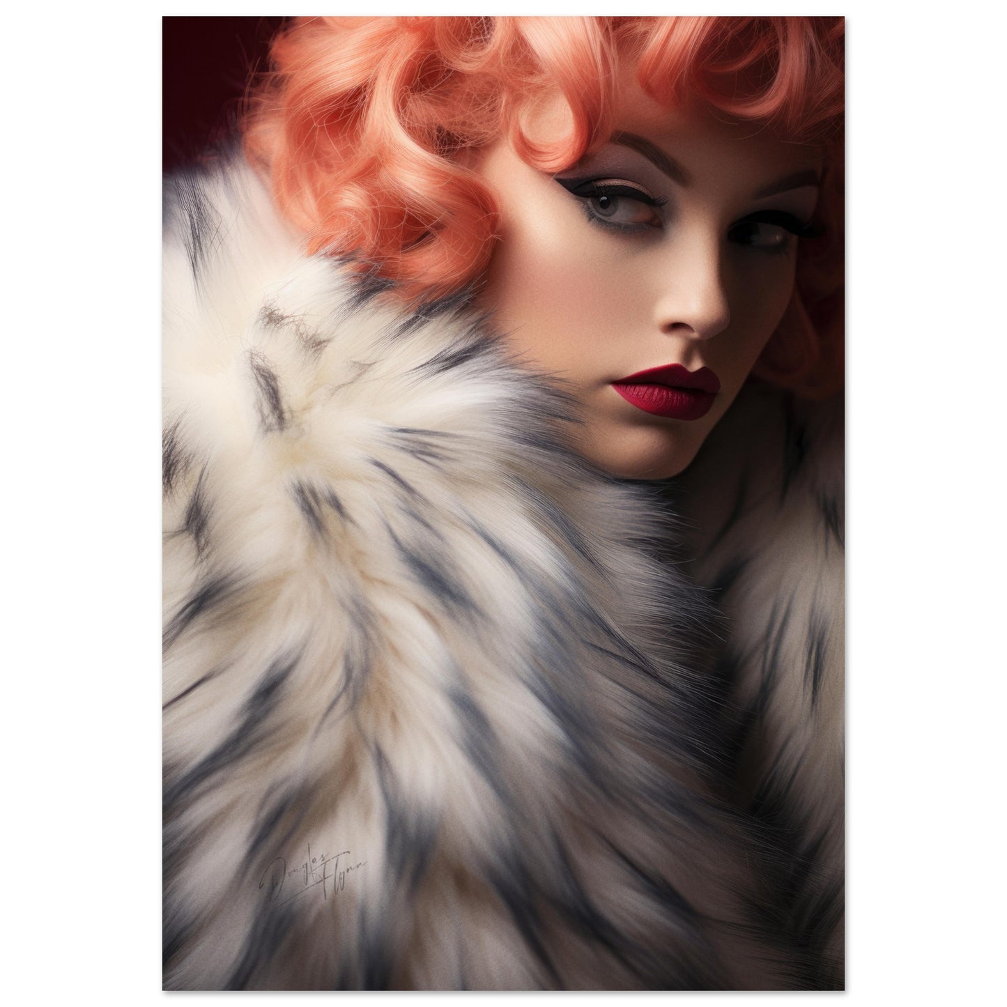 »Girl With White Fur 2«
