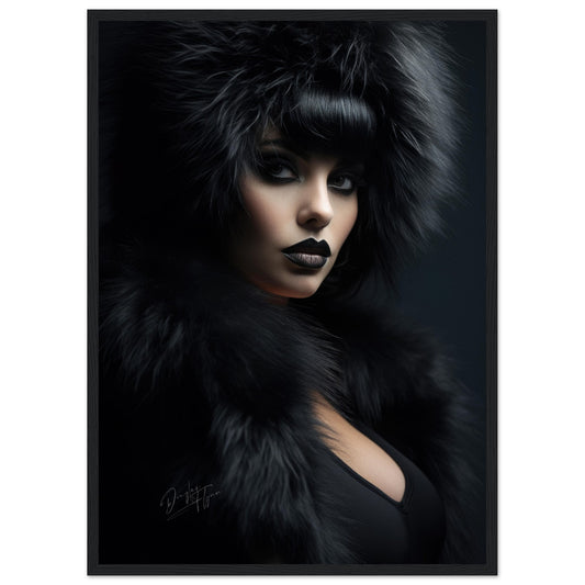 »Girl With Black Fur 3«