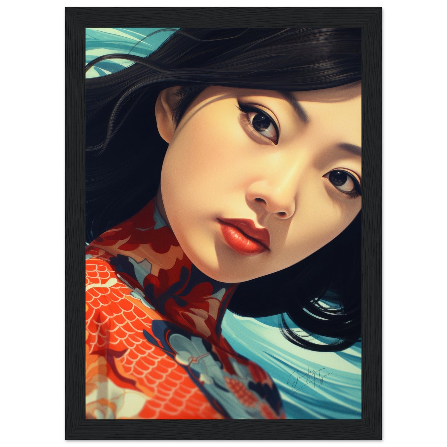 »Oriental Vintage Girl 6«