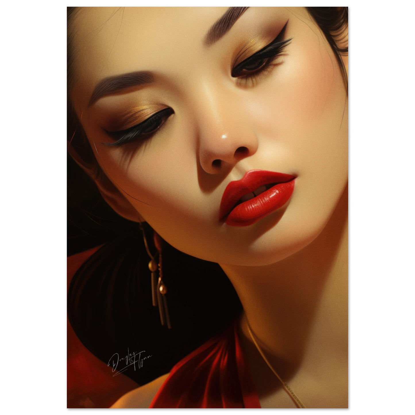 »Oriental Vintage Girl 8«