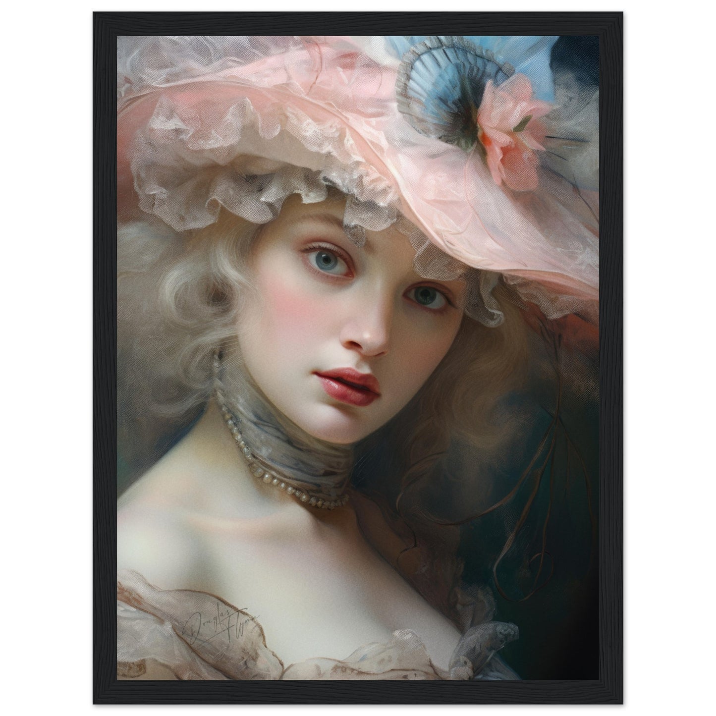 »Mary Rococo Girl Portrait 1«