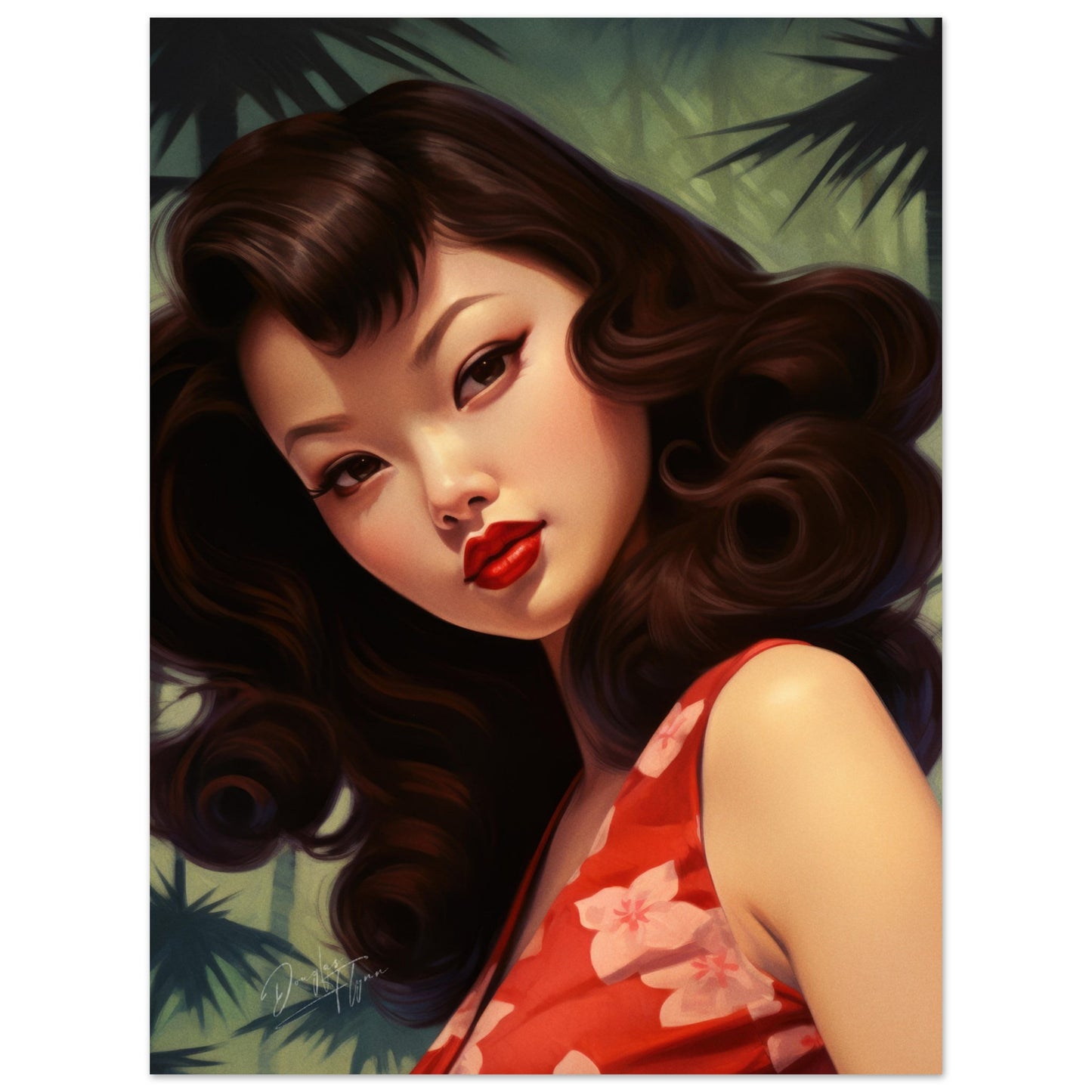 »Oriental Vintage Girl 5«