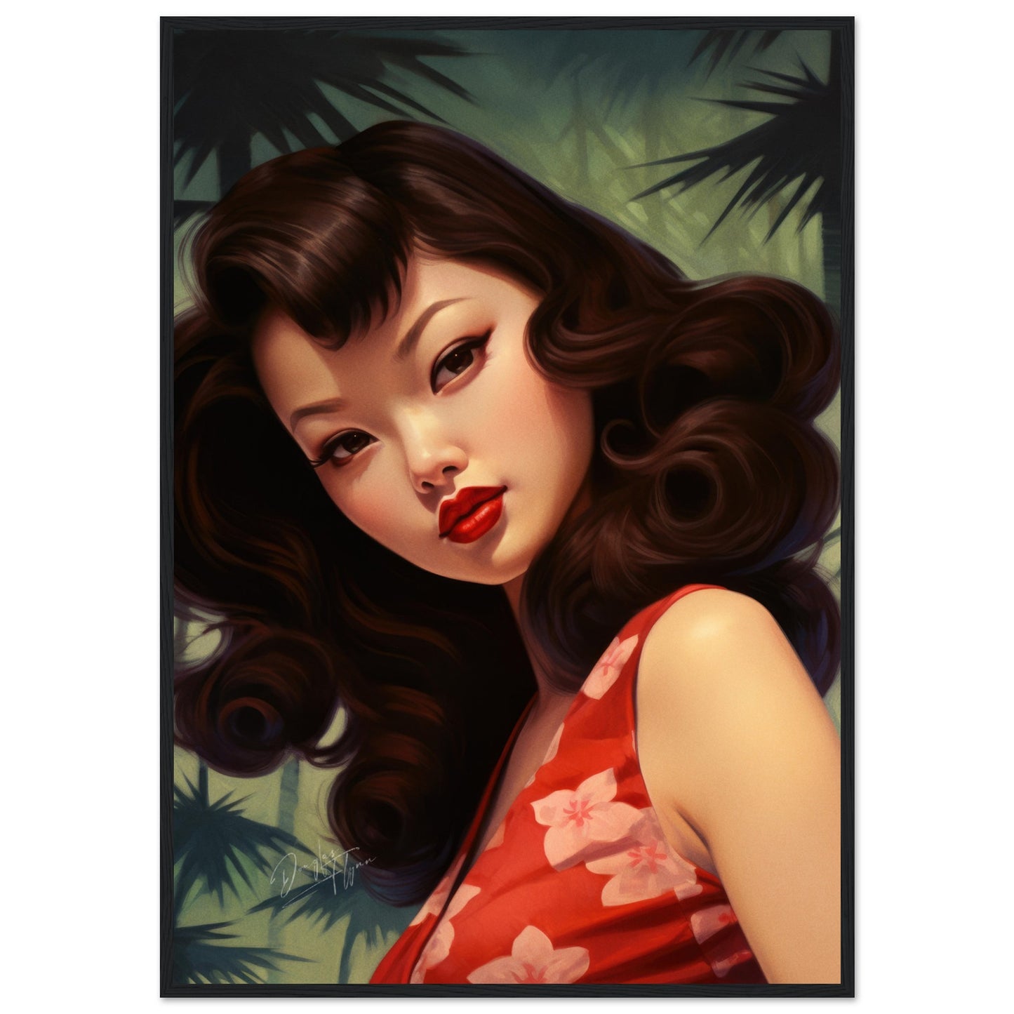 »Oriental Vintage Girl 5«