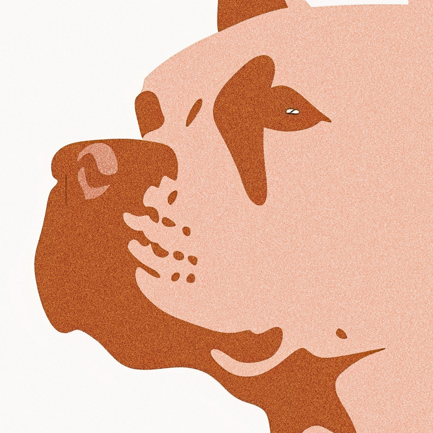 »Power Comes from Within« arty hundposter