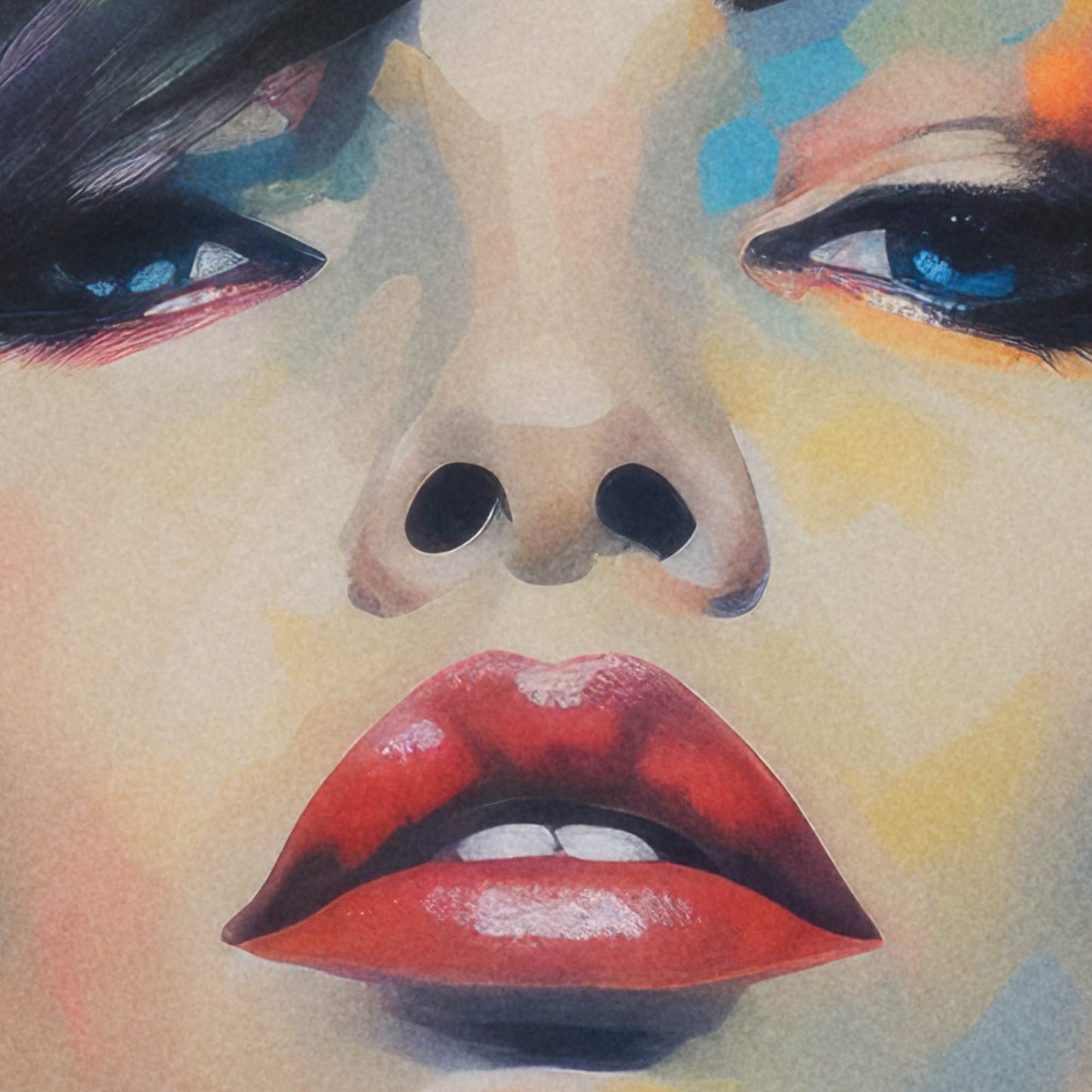 »Hollywood Blue Carneval Girl 1«