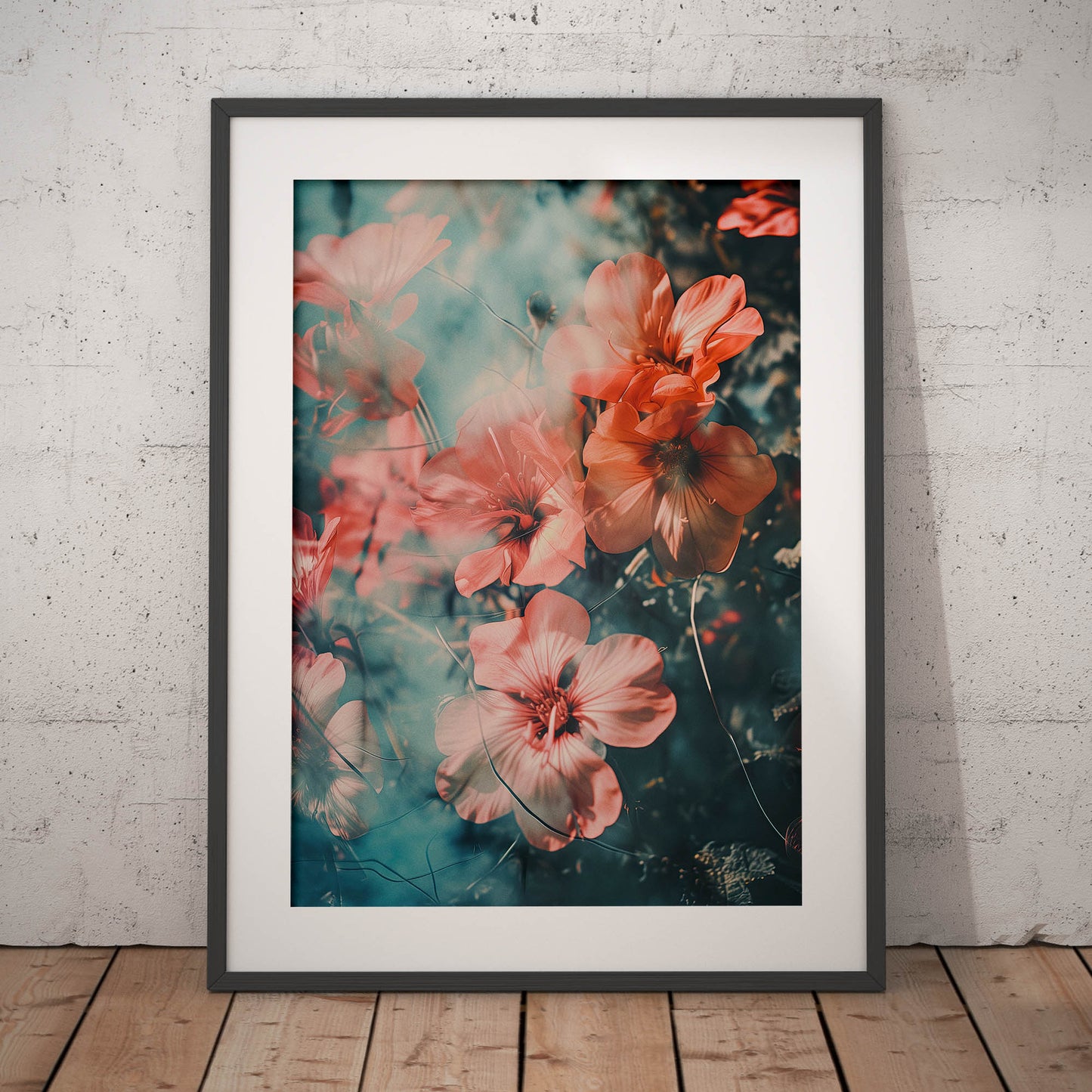 »Wind-Swept Blossoms«, poster i fri fotografisk stil