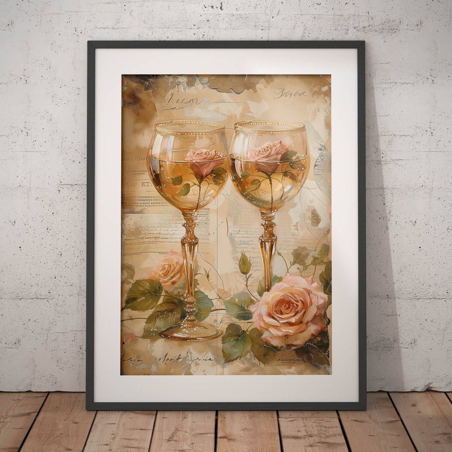 »A Romantic Toast« poster