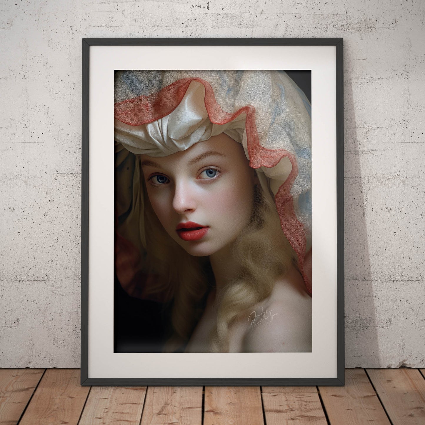 »Anne Rococo Girl Portrait 2«