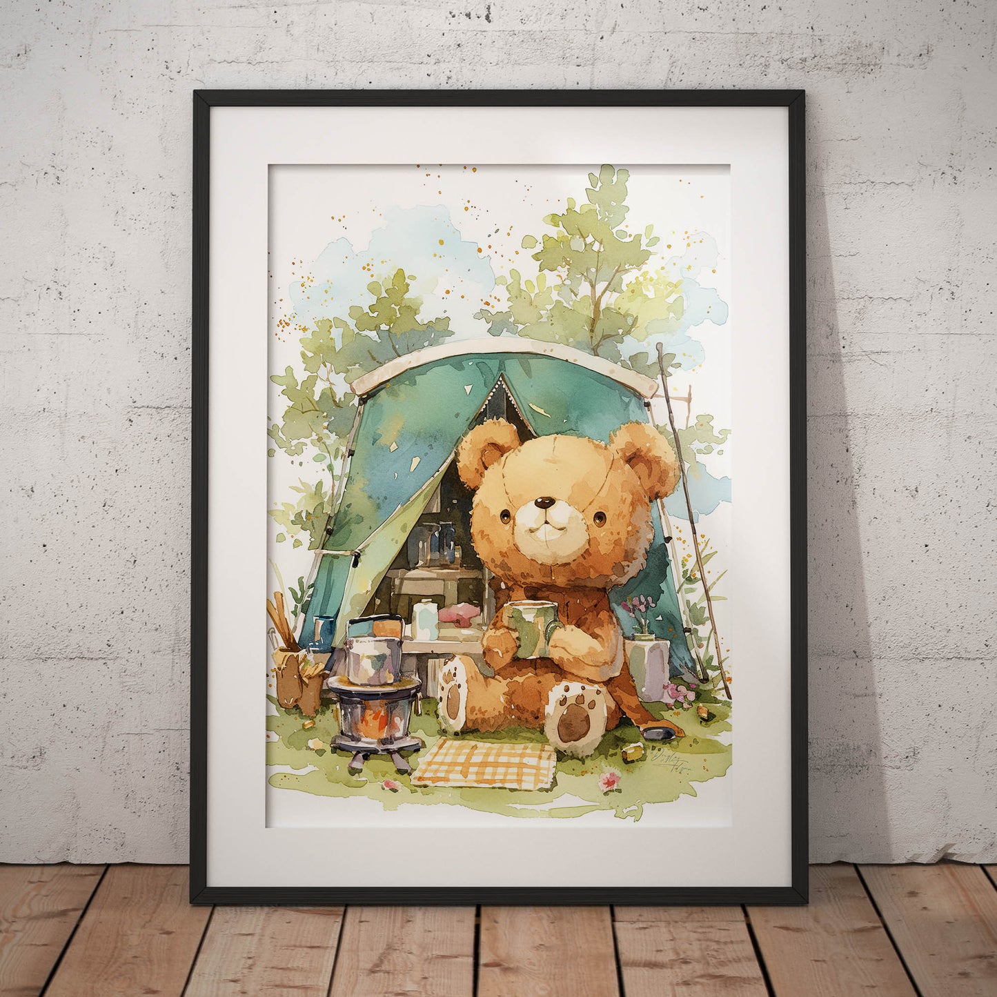 »Teddy Camping« barnposter