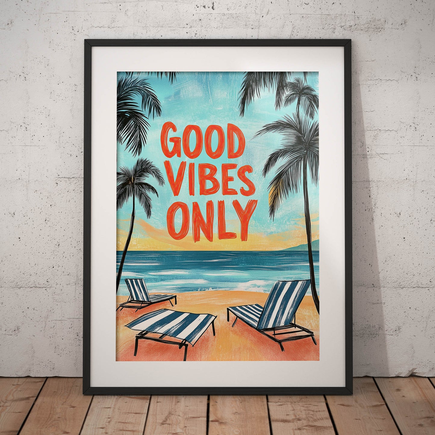 »Good Vibes Only« skön poster