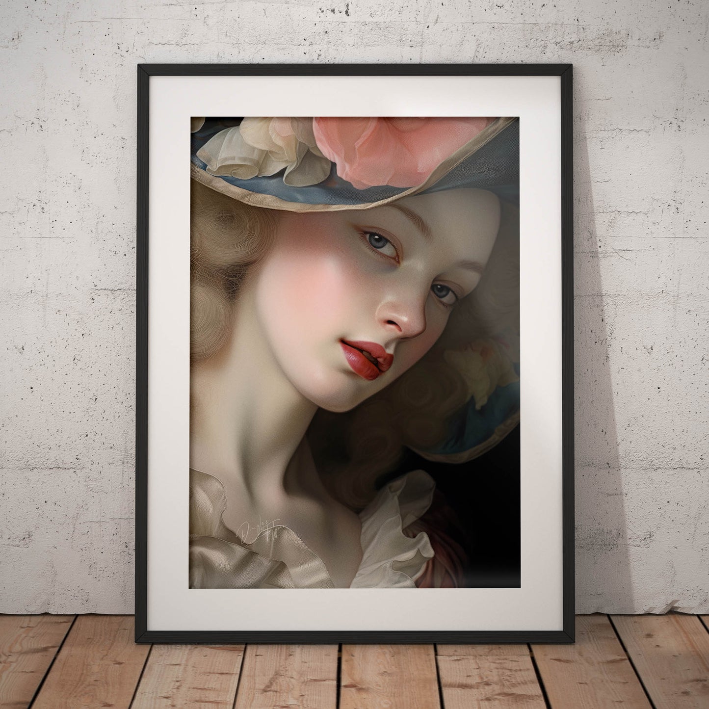 »Jeanette Rococo Girl Portrait 1«