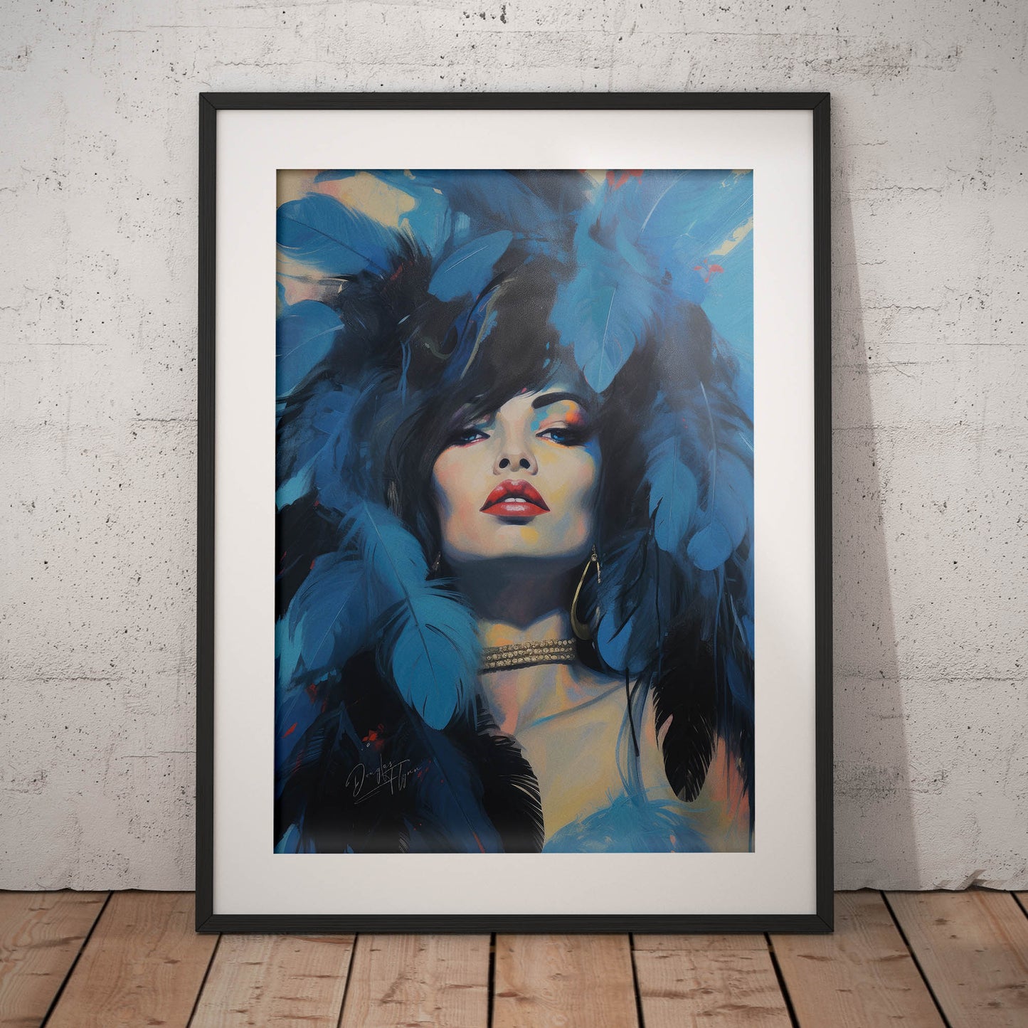 »Hollywood Blue Carneval Girl 1«