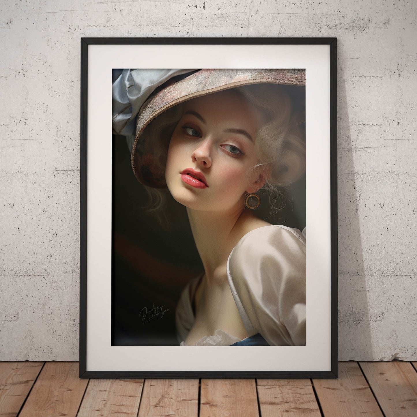 »Jeanette Rococo Girl Portrait 4«