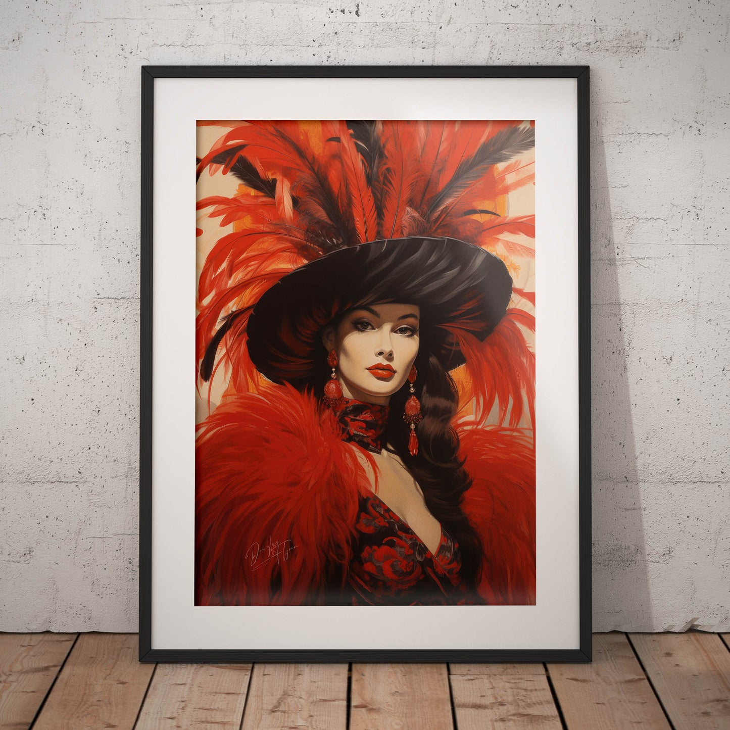 »Hollywood Red Carneval Girl 2«