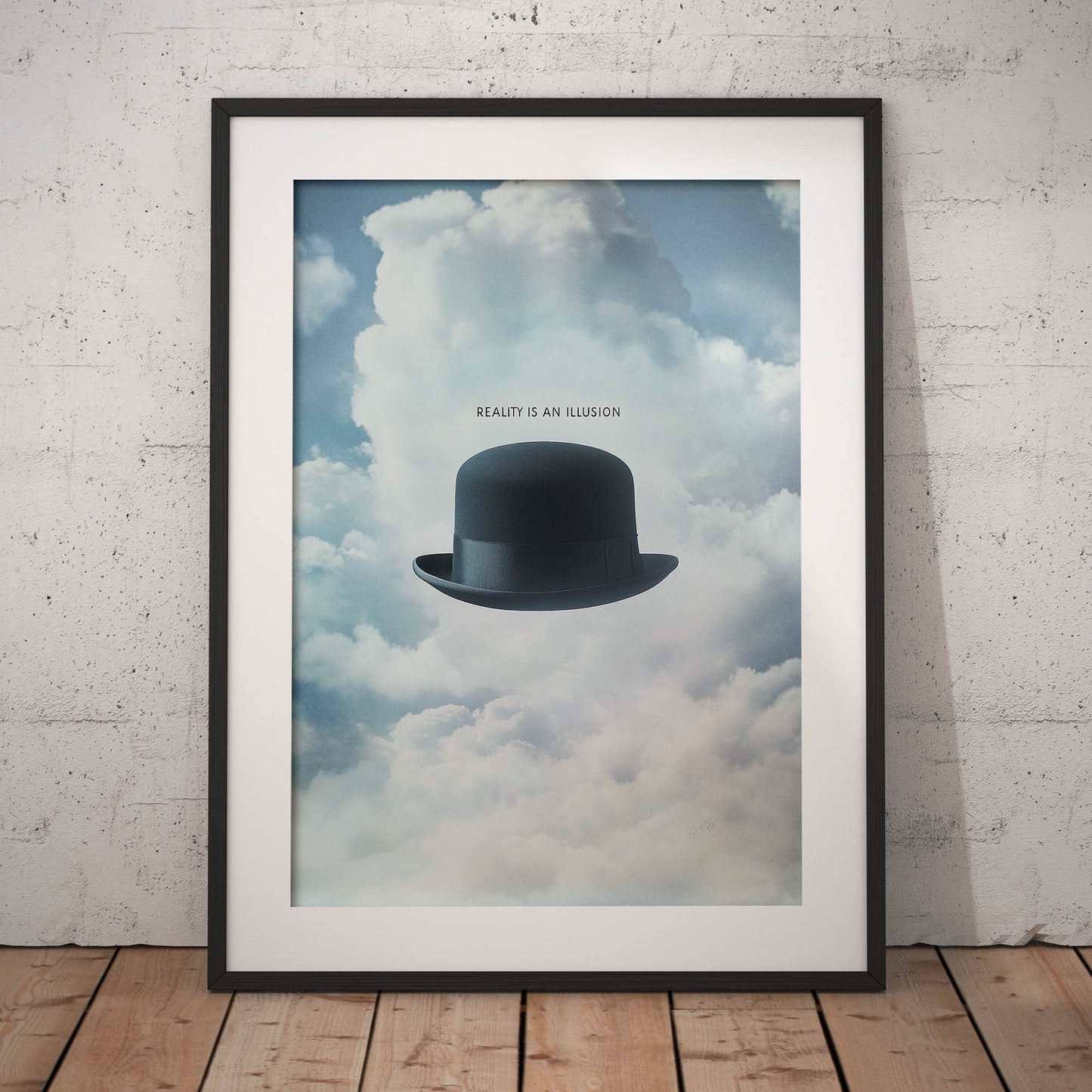 »Reality is an illusion« arty poster