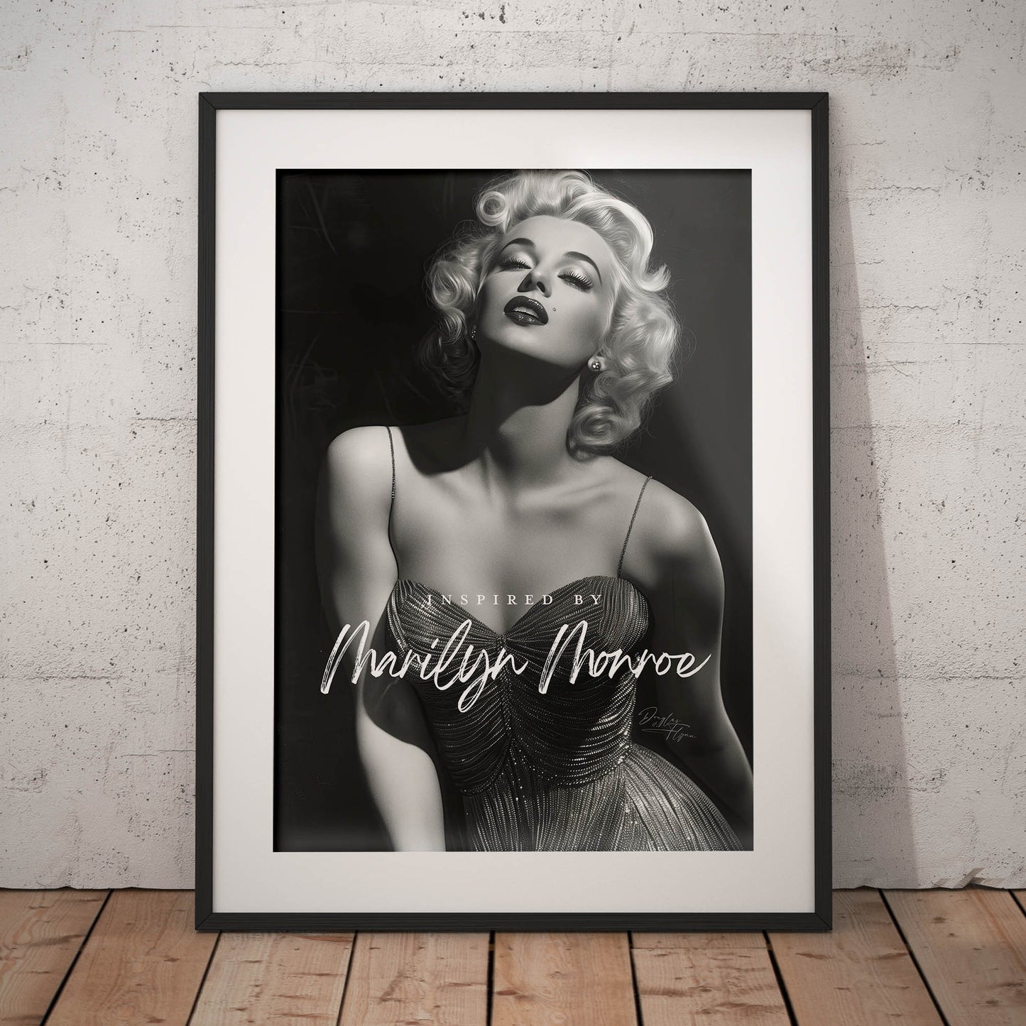 »Marilyn Monroe in Empire Waist Gown« poster