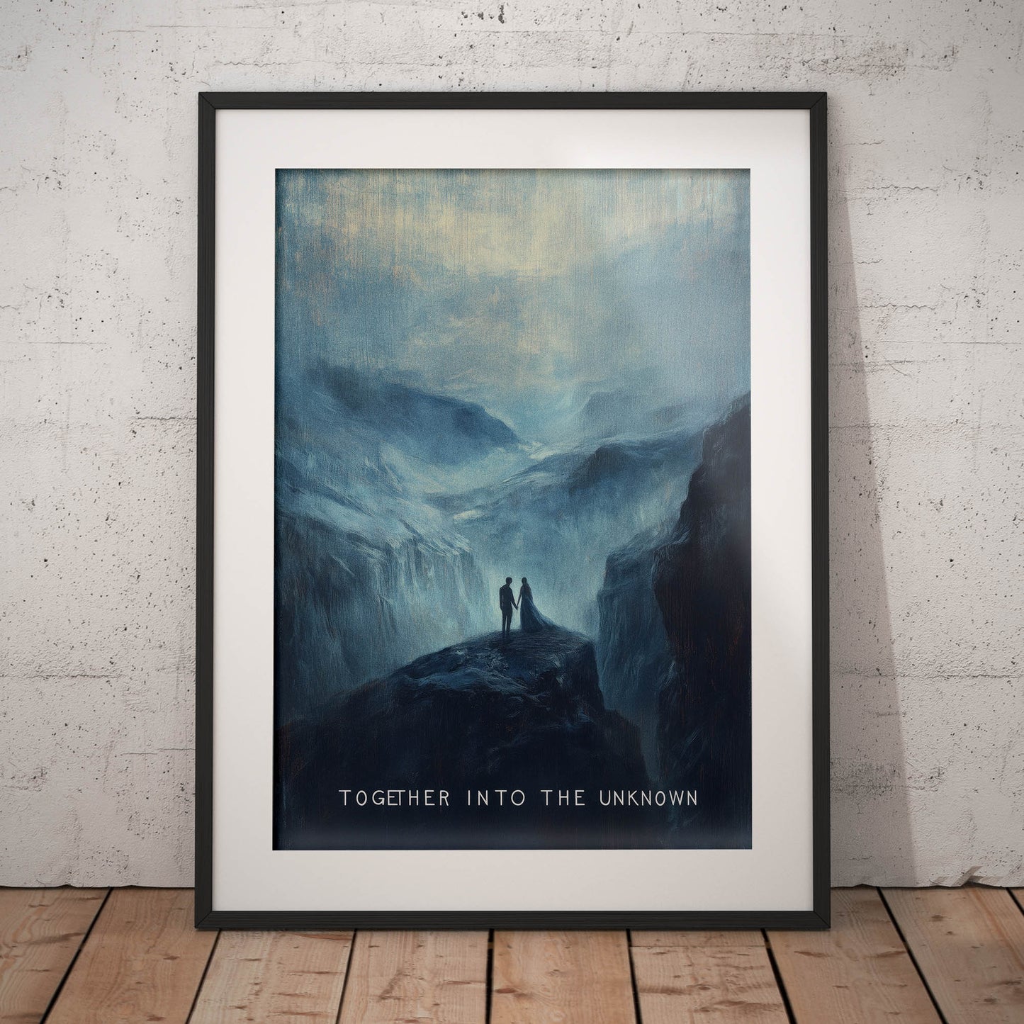 »Together Into The Unknown«, romantisk poster