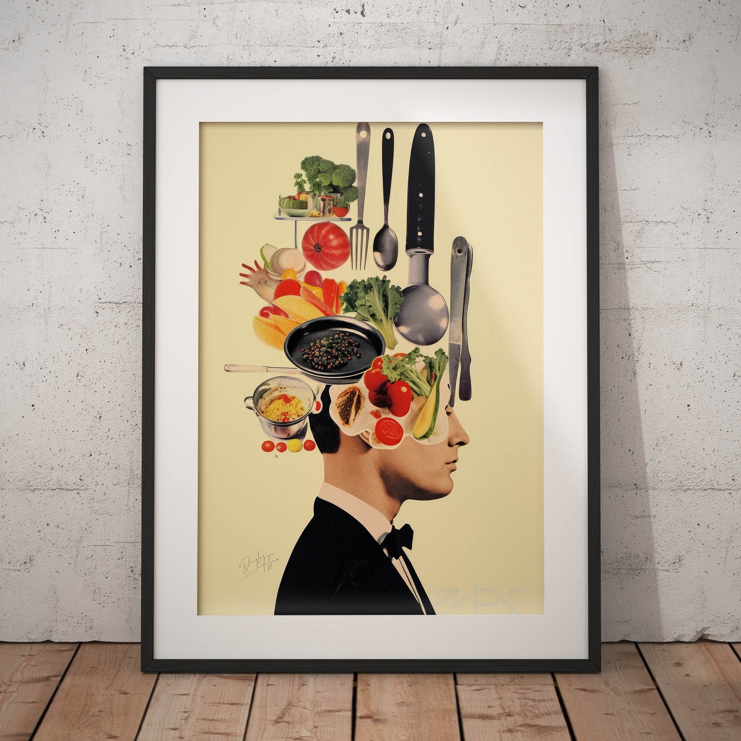 »Man Thinking of Food 1«