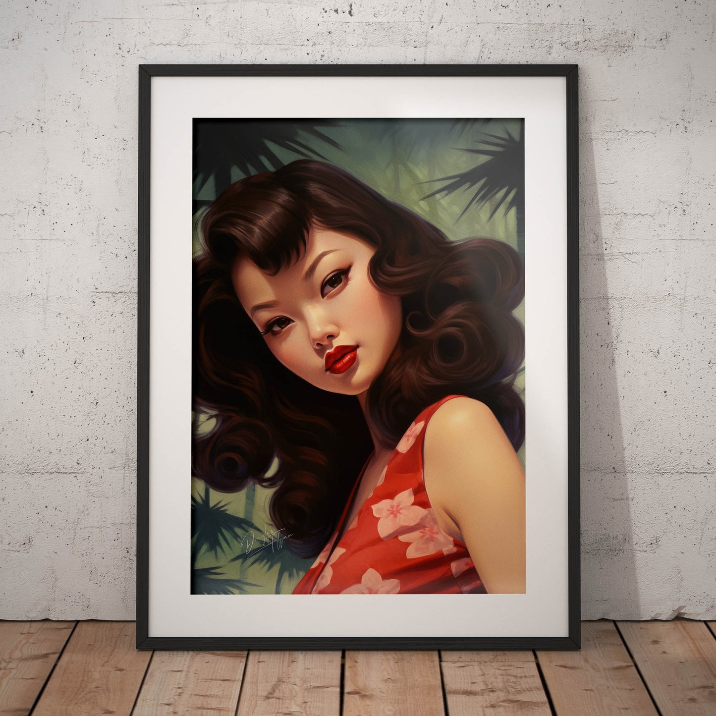 »Oriental Vintage Girl 5«